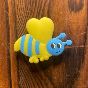 Love bug heart wings crocs shoe charm jibbitz